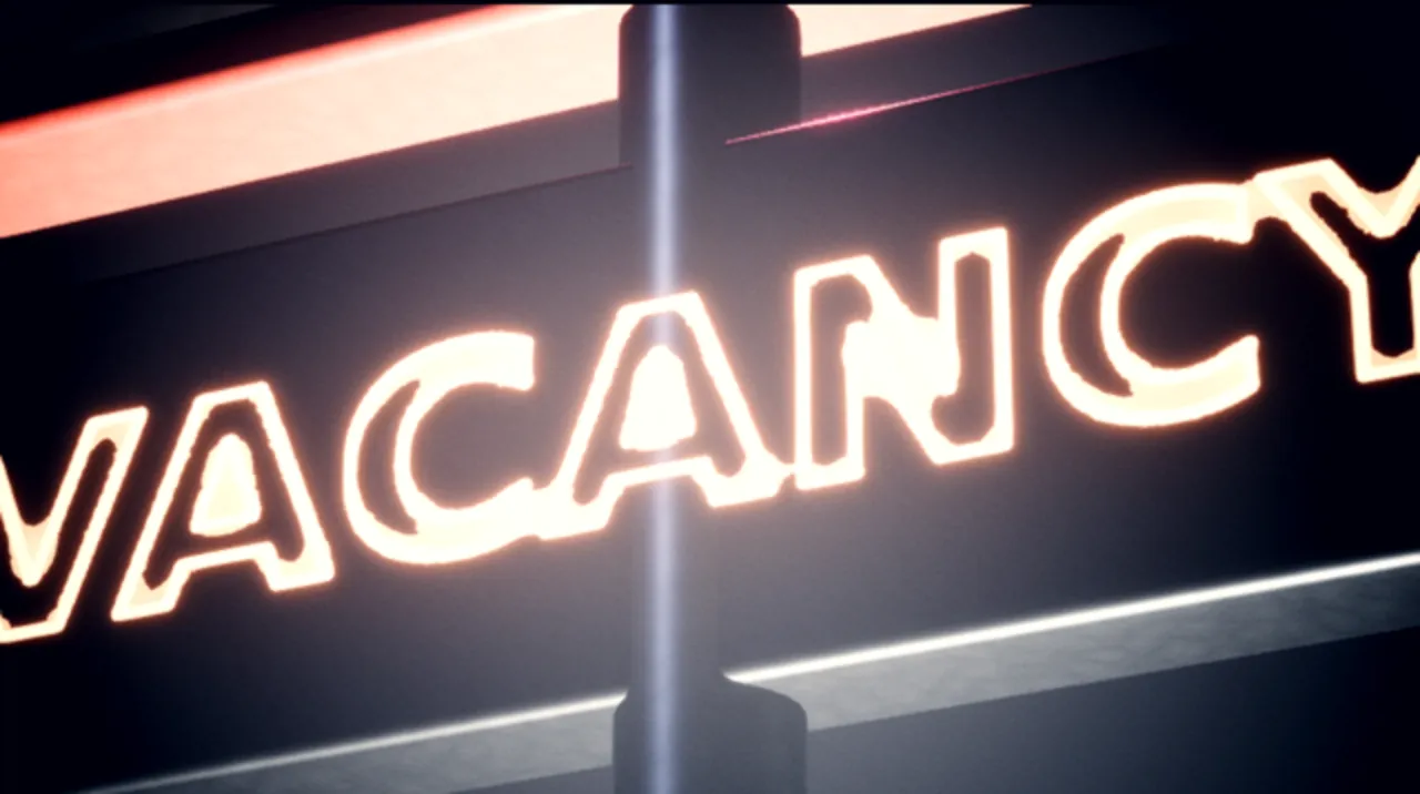The VACANCY neon sign of the Starlite Motel